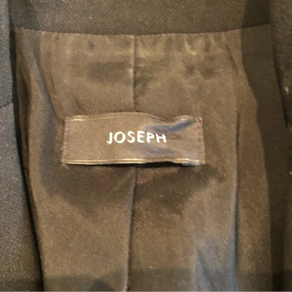 Joseph Savoy Black Wool Blazer Women Size M - Picture 5 of 17